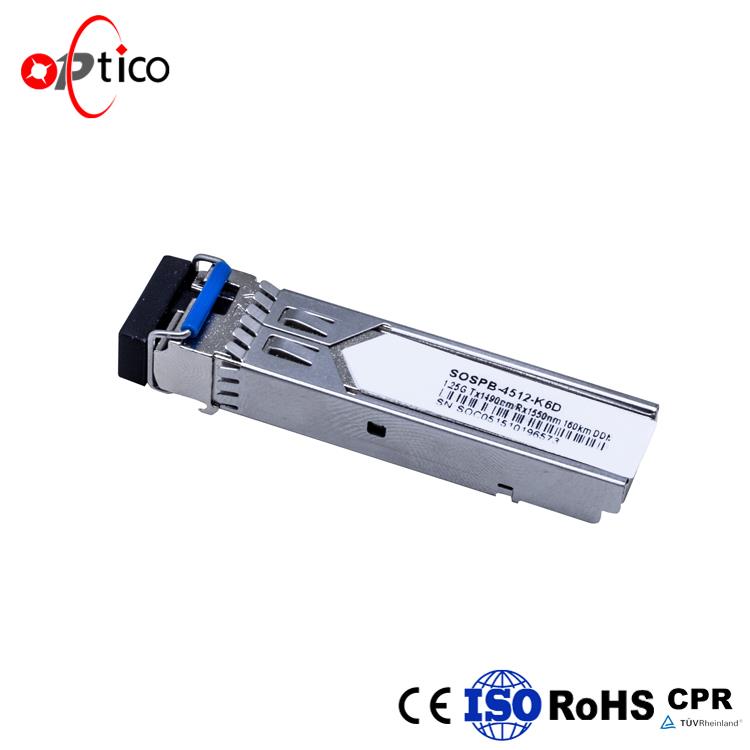 Ricetrasmettitore SFP da 1,25 G 160 km 1